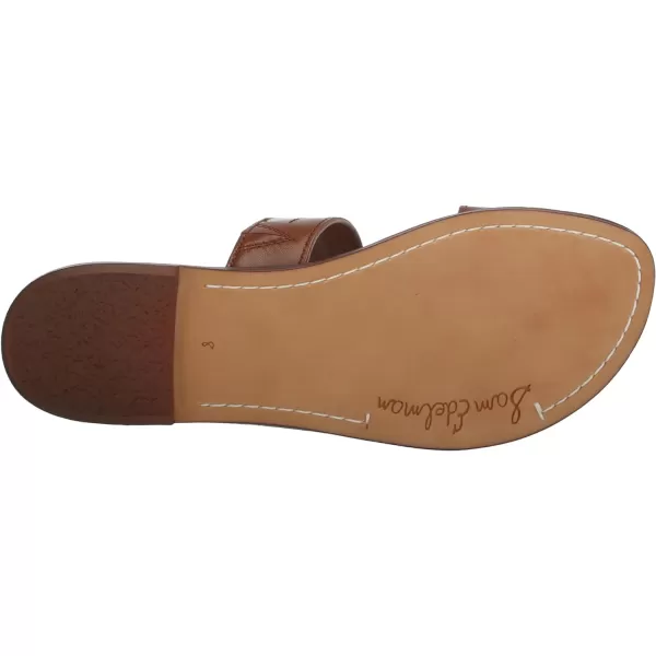 Sam Edelman Womens Gilles Flat SandalRich Cognac