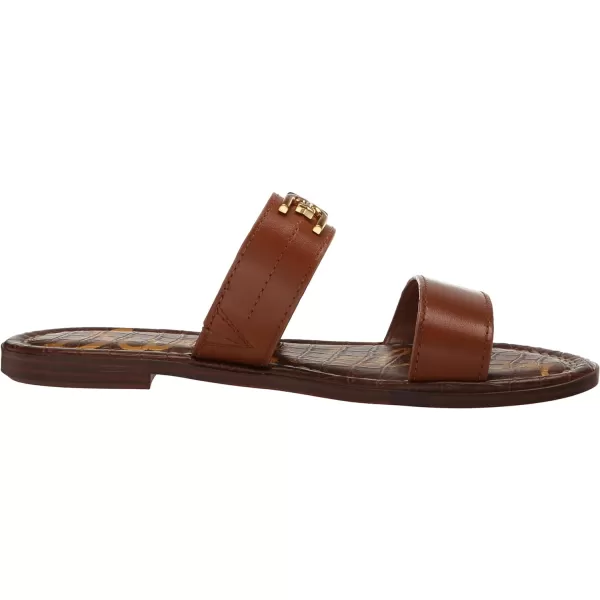 Sam Edelman Womens Gilles Flat SandalRich Cognac