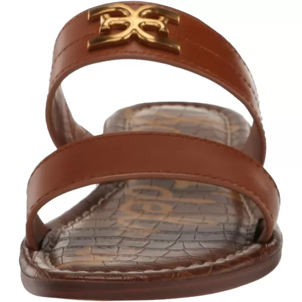 Sam Edelman Womens Gilles Flat SandalRich Cognac