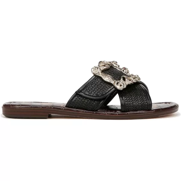 Sam Edelman Womens Gracyn Flat SandalBlack Raffia