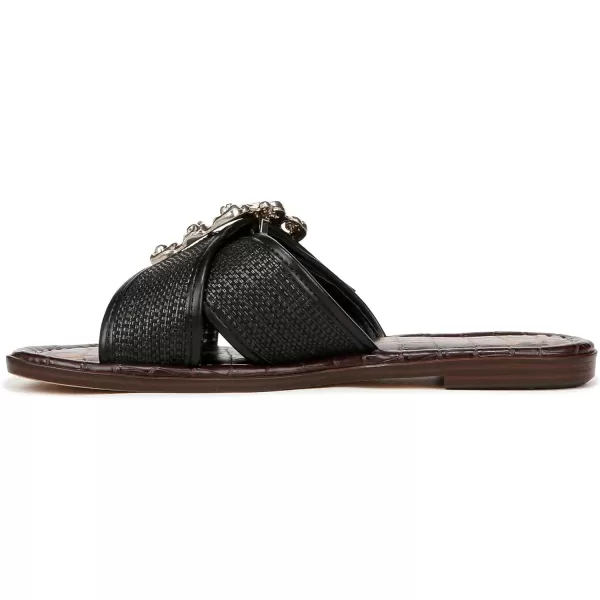 Sam Edelman Womens Gracyn Flat SandalBlack Raffia