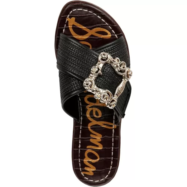 Sam Edelman Womens Gracyn Flat SandalBlack Raffia