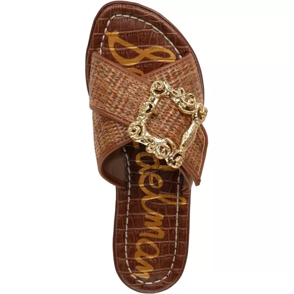 Sam Edelman Womens Gracyn Flat SandalCuoio Weave