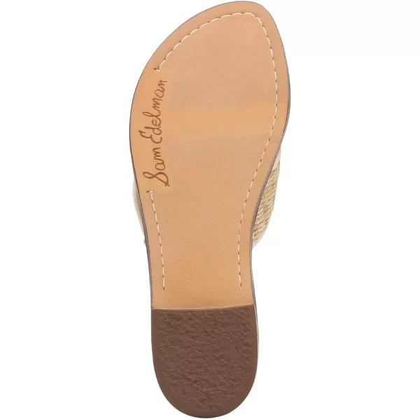 Sam Edelman Womens Gracyn Flat SandalDark Natural