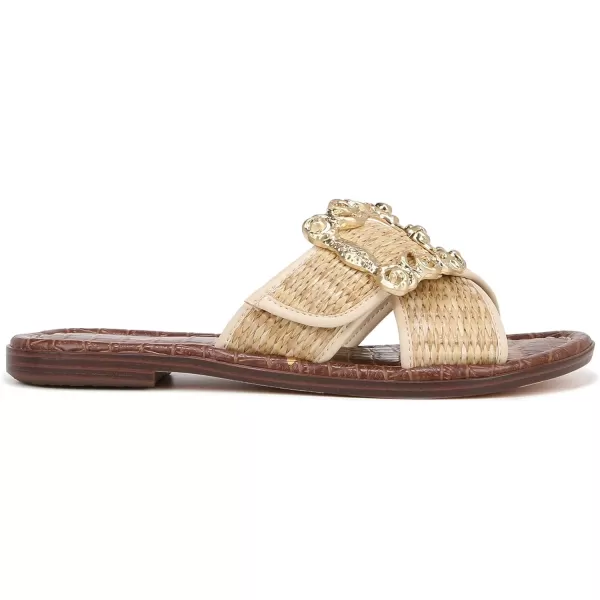 Sam Edelman Womens Gracyn Flat SandalDark Natural