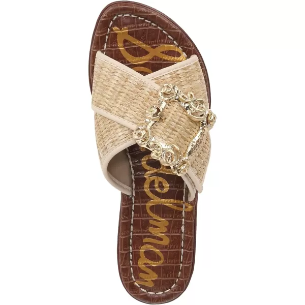 Sam Edelman Womens Gracyn Flat SandalDark Natural