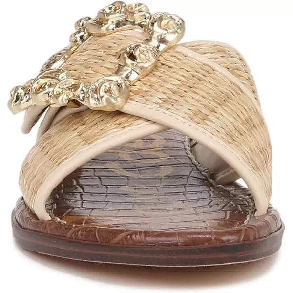 Sam Edelman Womens Gracyn Flat SandalDark Natural