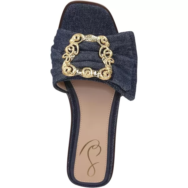 Sam Edelman Womens Ivana Flat SandalHudson Navy