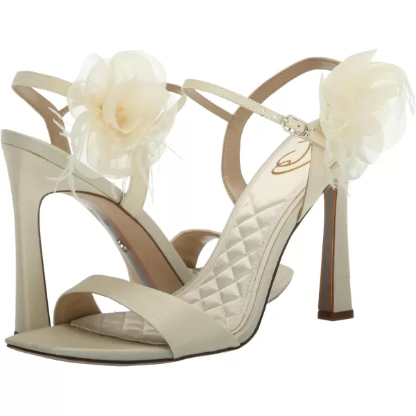 Sam Edelman Womens Leana Heeled SandalPearl Ivory