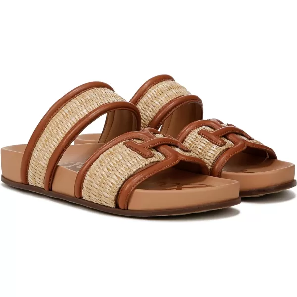 Sam Edelman Womens Rowan Slide SandalDark NaturalRich Cognac