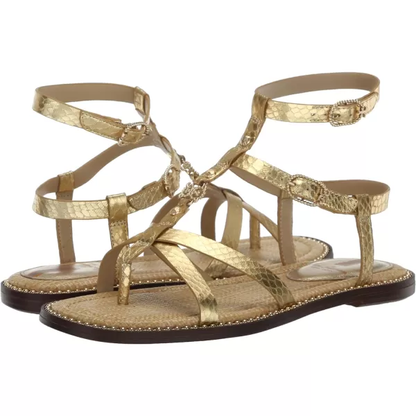 Sam Edelman Womens Talya Flat SandalGold