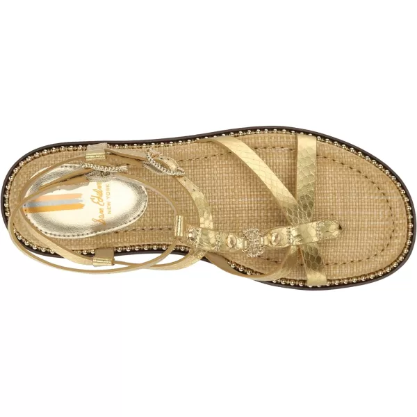Sam Edelman Womens Talya Flat SandalGold
