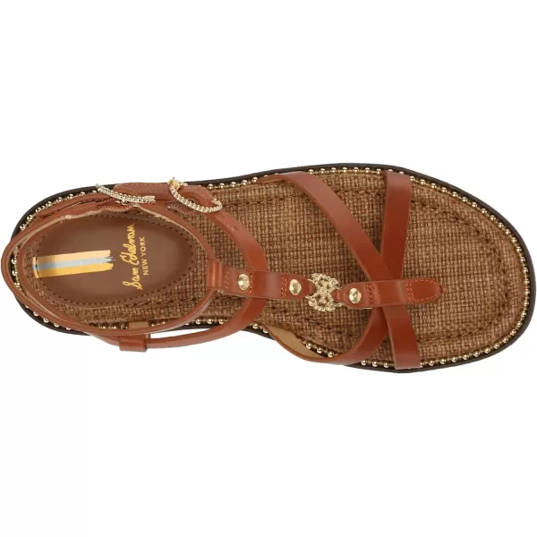 Sam Edelman Womens Talya Flat SandalHoney Brown