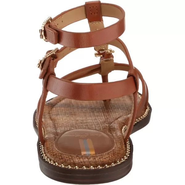 Sam Edelman Womens Talya Flat SandalHoney Brown