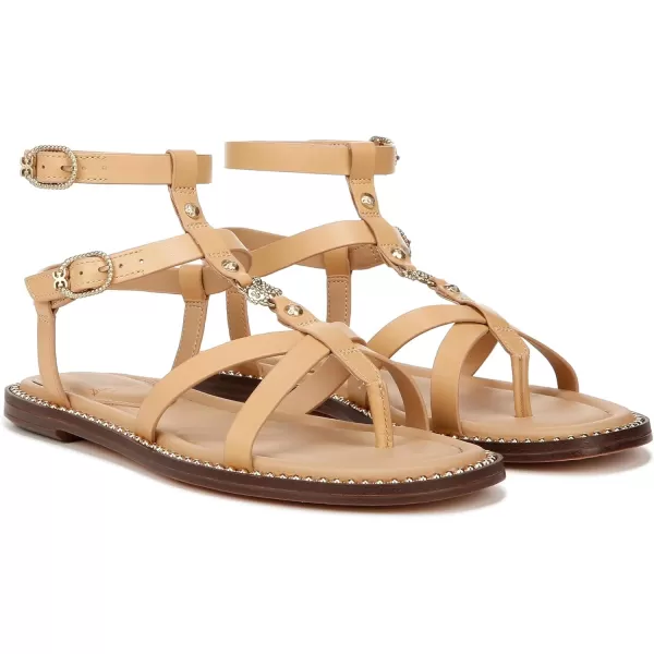 Sam Edelman Womens Talya Flat SandalNatural Leather