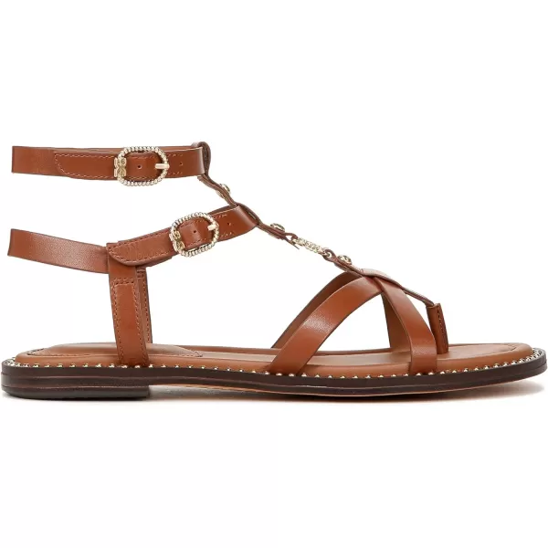 Sam Edelman Womens Talya Flat SandalRich Cognac