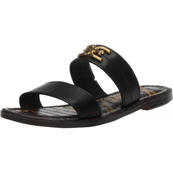 Sam Edelman Womens Gilles Flat SandalBlack Leather