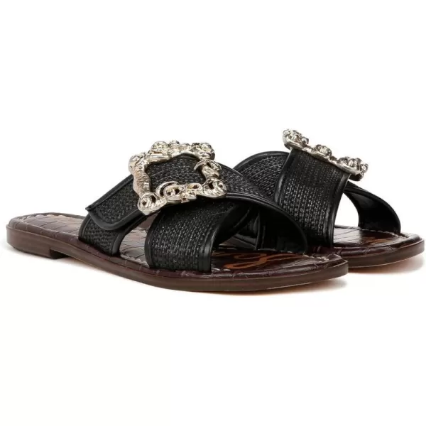 Sam Edelman Womens Gracyn Flat SandalBlack Raffia