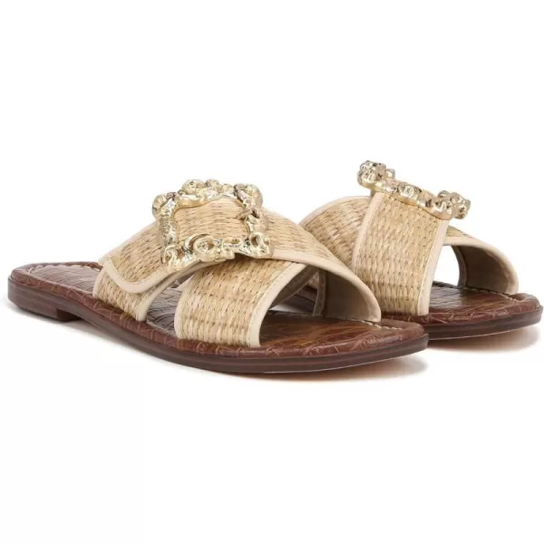 Sam Edelman Womens Gracyn Flat SandalDark Natural