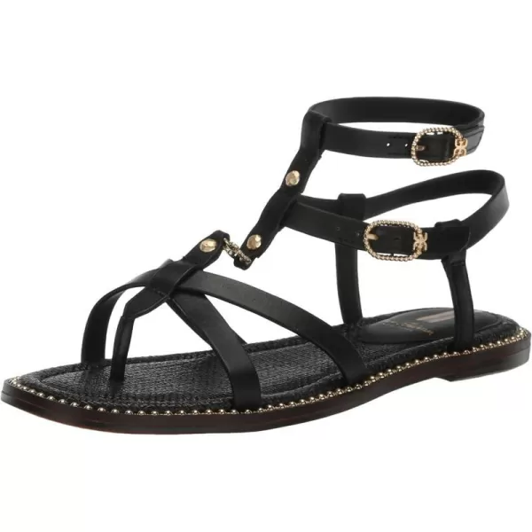 Sam Edelman Womens Talya Flat SandalBlack Leather