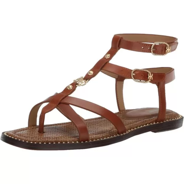 Sam Edelman Womens Talya Flat SandalHoney Brown