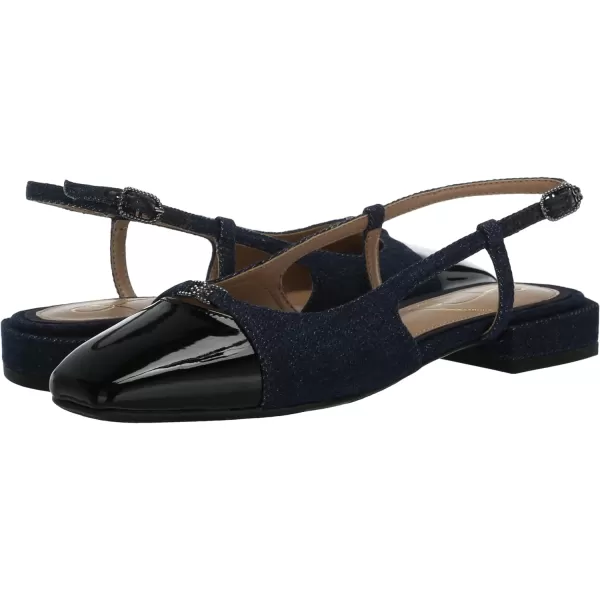 Sam Edelman Womens Kara Ballet FlatHudson NavyBlack