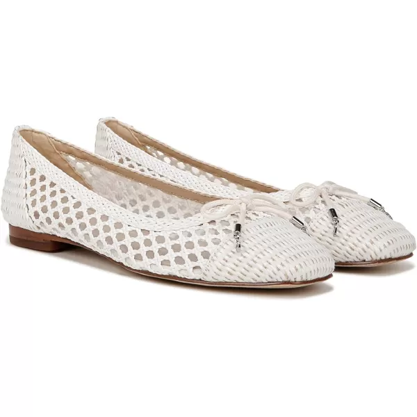 Sam Edelman Womens May Ballet FlatBright White