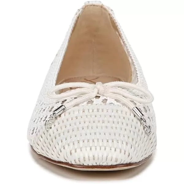 Sam Edelman Womens May Ballet FlatBright White