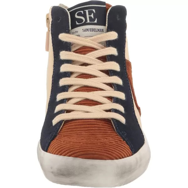 Sam Edelman Girls Avon Kids SneakerEggshellMustardBaltic Navy