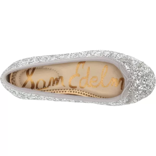 Sam Edelman UnisexChild Felicia Kids Ballet FlatSoft Silver