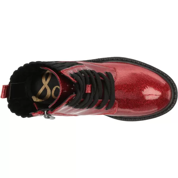 Sam Edelman UnisexChild Lydell Kids Combat BootRuby Red