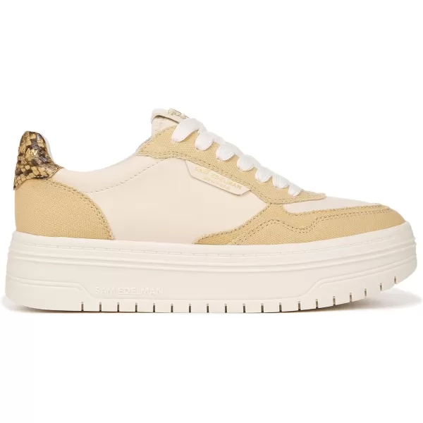 Sam Edelman Womens Blaine SneakerCreamSaffron Tan