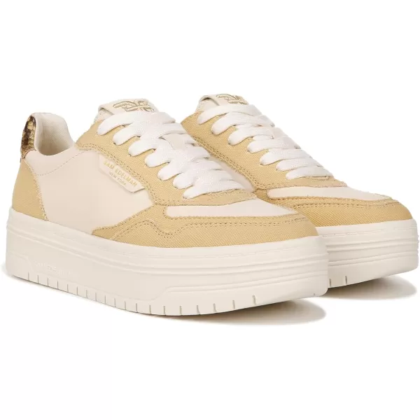 Sam Edelman Womens Blaine SneakerCreamSaffron Tan