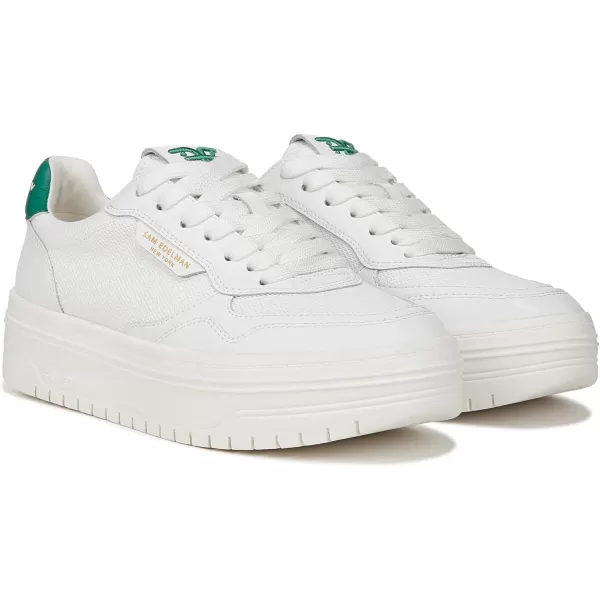 Sam Edelman Womens Blaine SneakerWhiteBotanical Green