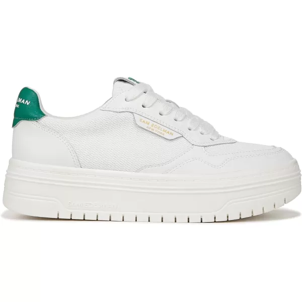 Sam Edelman Womens Blaine SneakerWhiteBotanical Green