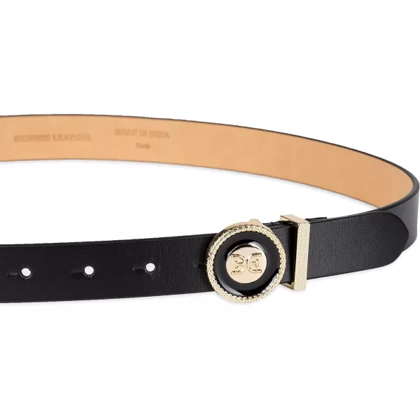 Sam Edelman Womens Circular Doublee Enamel Plaque Buckle BeltSam Edelman Womens Circular Doublee Enamel Plaque Buckle Belt