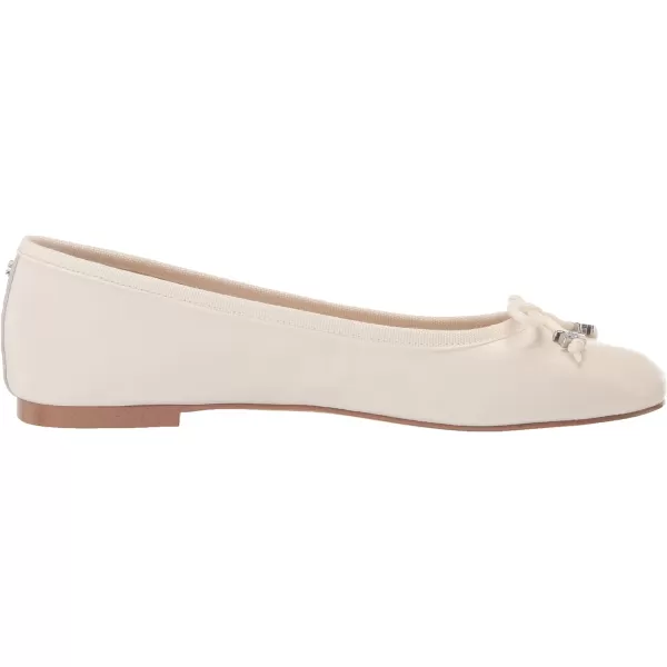 Sam Edelman Womens Felicia Ballet FlatBright White Luxe