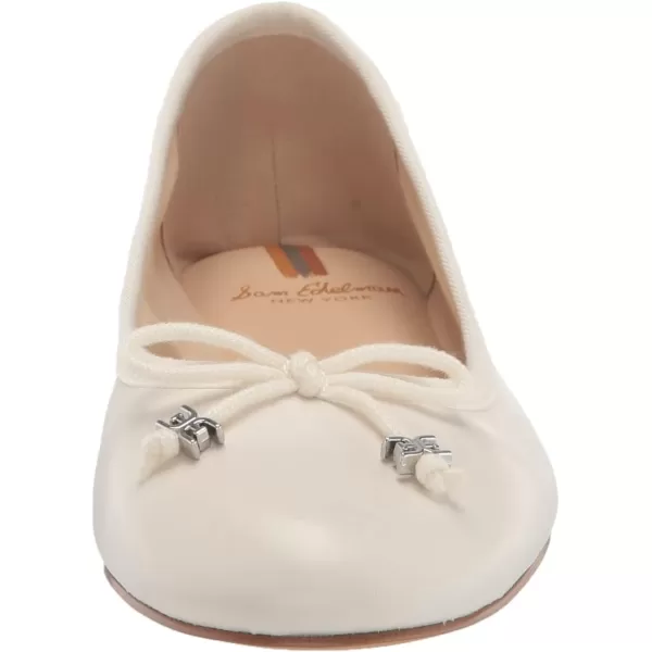 Sam Edelman Womens Felicia Ballet FlatBright White Luxe