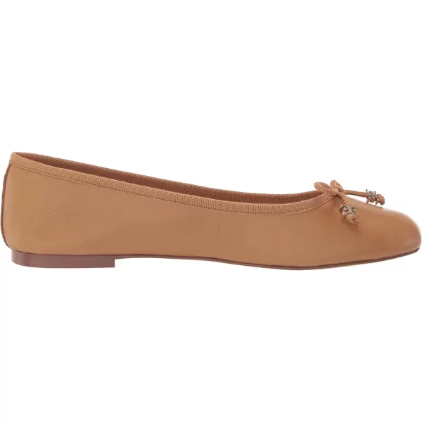 Sam Edelman Womens Felicia Ballet FlatBuff Tan Luxe