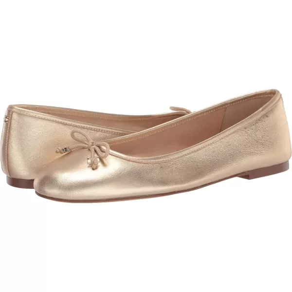 Sam Edelman Womens Felicia Ballet FlatGold Leaf Luxe