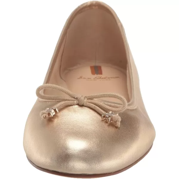 Sam Edelman Womens Felicia Ballet FlatGold Leaf Luxe