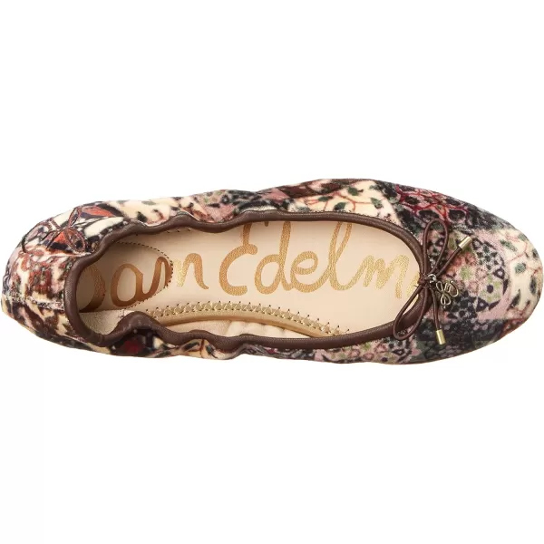 Sam Edelman Womens Felicia Ballet FlatIvory Multi