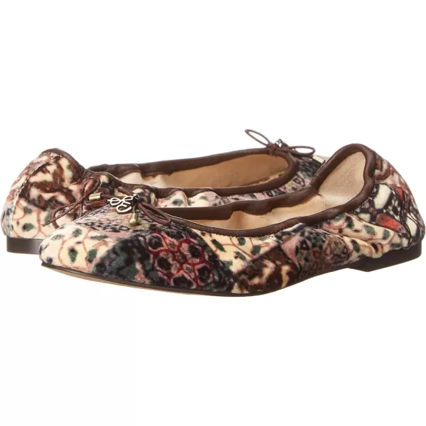 Sam Edelman Womens Felicia Ballet FlatIvory Multi