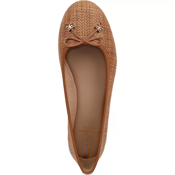Sam Edelman Womens Felicia Luxe Ballet FlatCuoio Weave