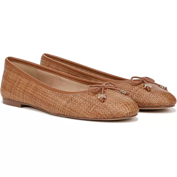 Sam Edelman Womens Felicia Luxe Ballet FlatCuoio Weave
