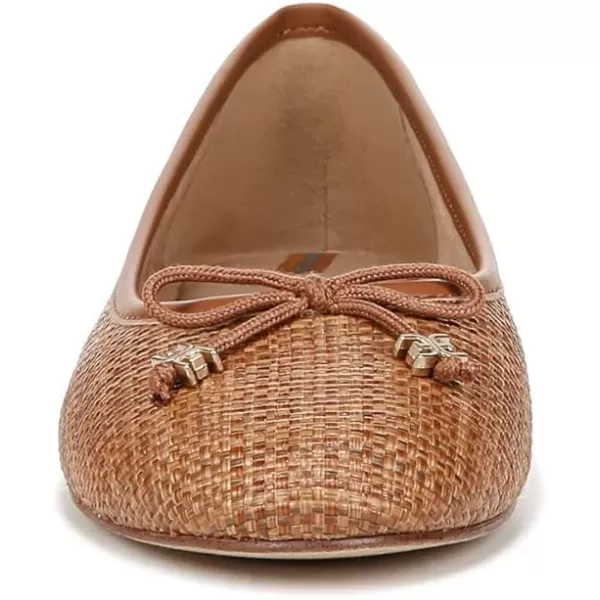 Sam Edelman Womens Felicia Luxe Ballet FlatCuoio Weave