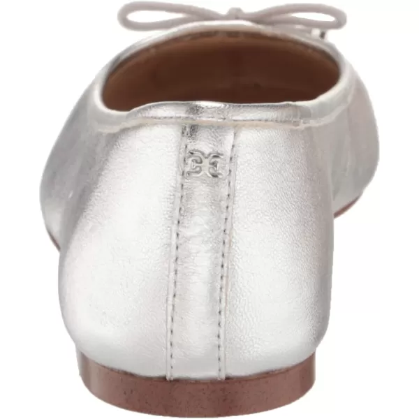 Sam Edelman Womens Felicia Luxe Ballet FlatSoft Silver