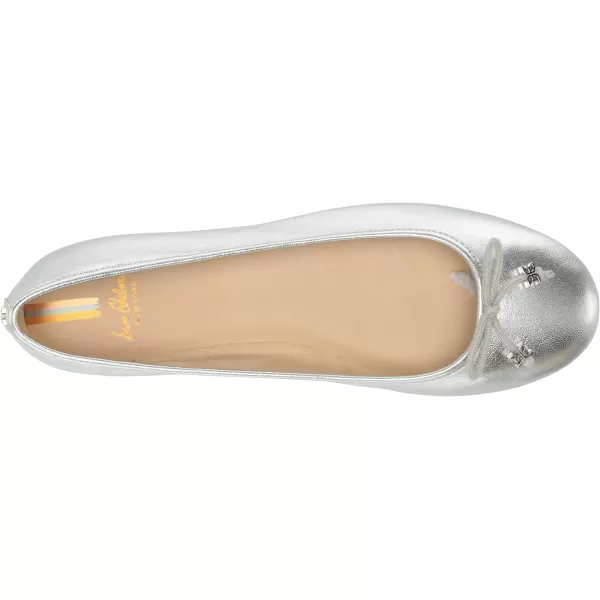 Sam Edelman Womens Felicia Luxe Ballet FlatSoft Silver Luxe