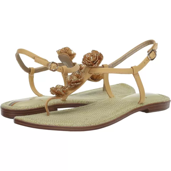 Sam Edelman Womens Gigi Flora Flat SandalDesert Sun