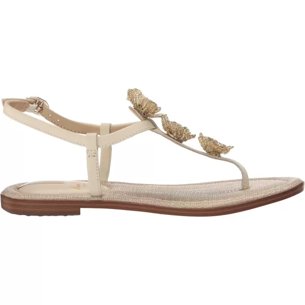 Sam Edelman Womens Gigi Flora Flat SandalModern Ivory